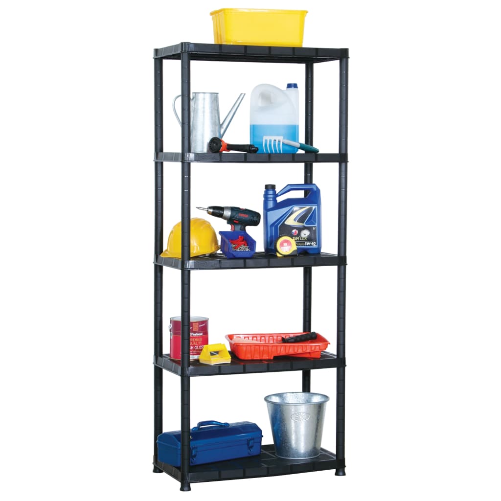 lagerregal 5 tier kunststoffregal haushaltsregal