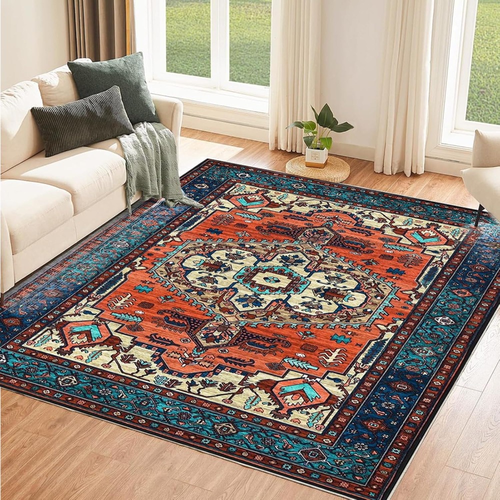 vintage carpet with anti slip backing suitable for use in living rooms bedrooms and dining rooms pet friendly carpet enriching home decor details 7