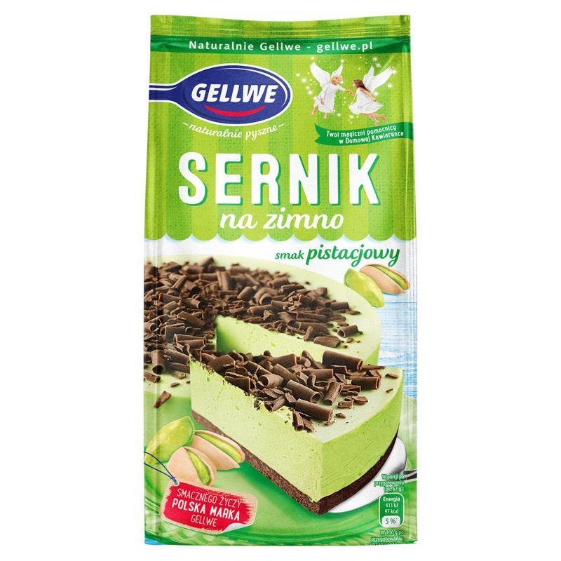Gellwe Cold Cheesecake Pistachio Flavor Mix For Home Preparation 193 G