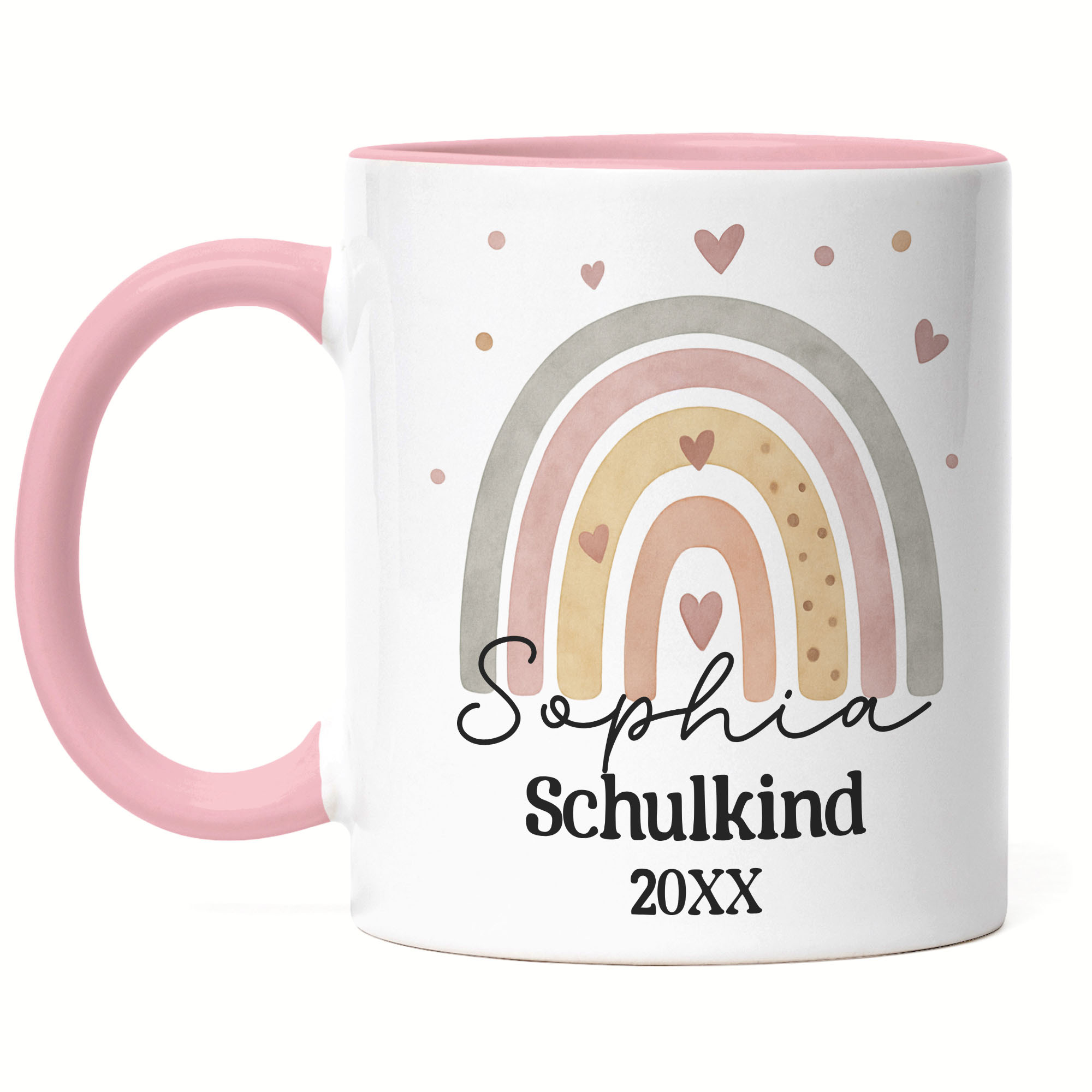 Schoolchild 2026 Cup Girl Personalized, Small Gift For School Name & Year For First Grader - Cup, Ceramic Mug