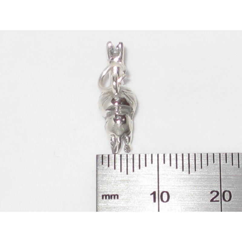 Sterling Silver Donkey Mule Charm, Animal Lover Gift