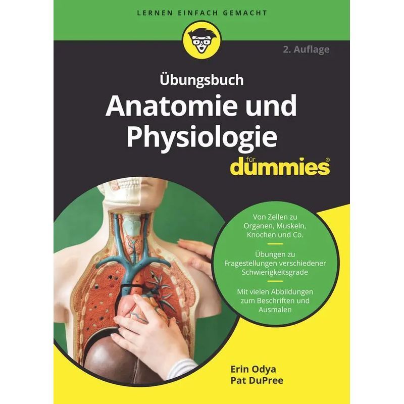 Image of Anatomy And Physiology Practice Book For Dummies - Paperback - Erin Odya (et Al.) - For Dummies - 384 Pages - German - 2021 - Wiley Vch Gmbh - Ean 9783527718085