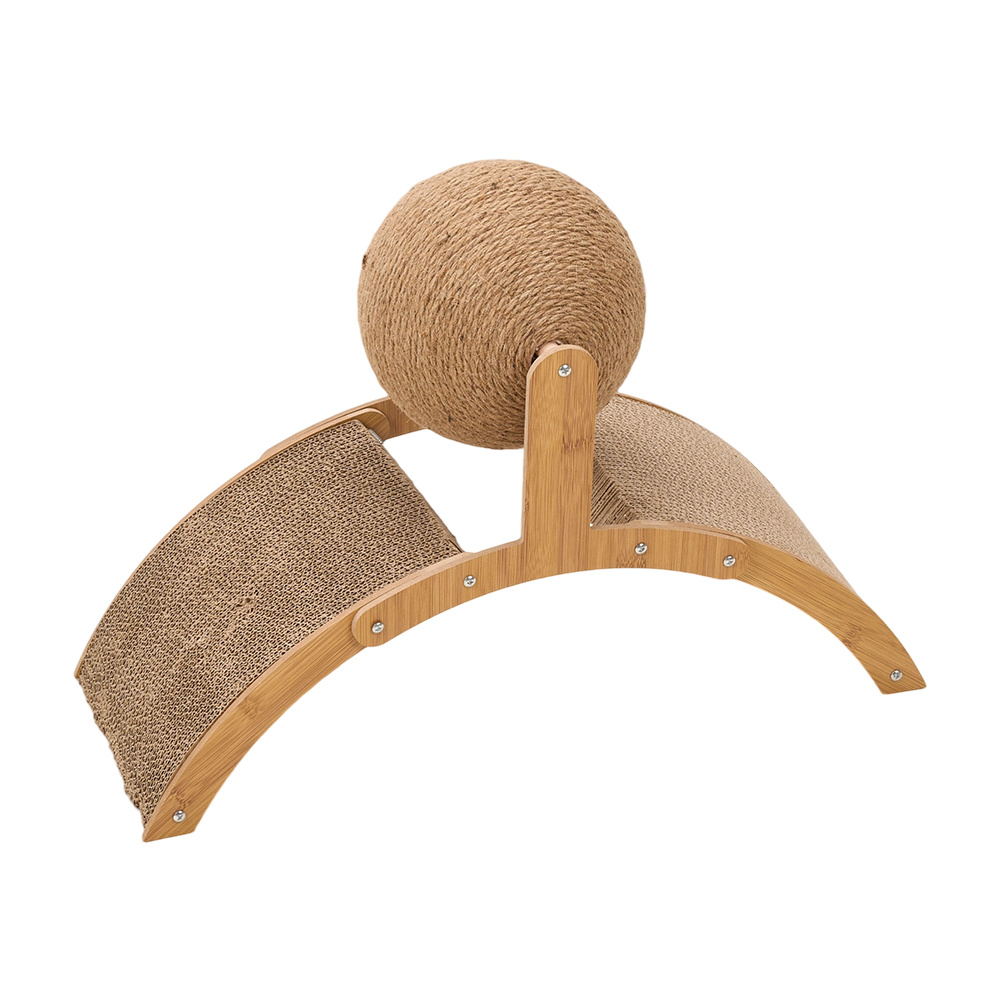 Interactive Cat Scratching Board with Arch Bridge Design