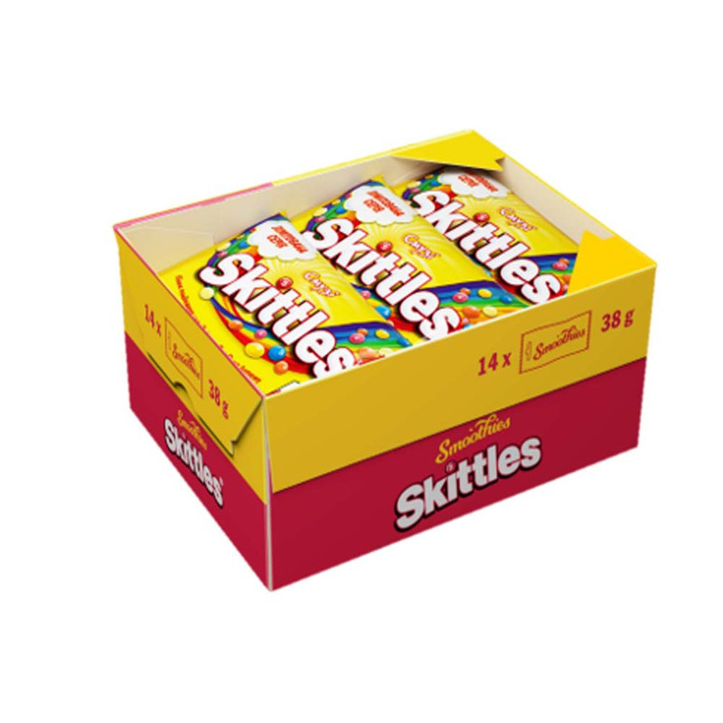 Image of Skittles Smoothies Kau-dragees 14 X 38g