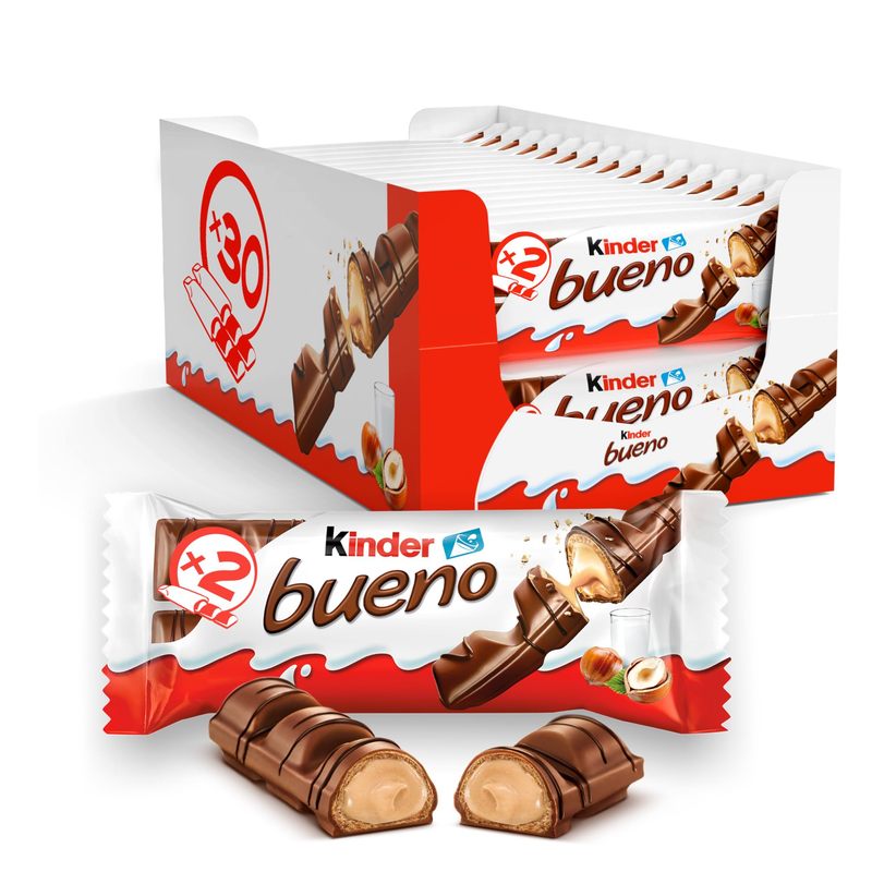30x Ferrero Kinder Bueno 2-pack, 43g (30x43g)