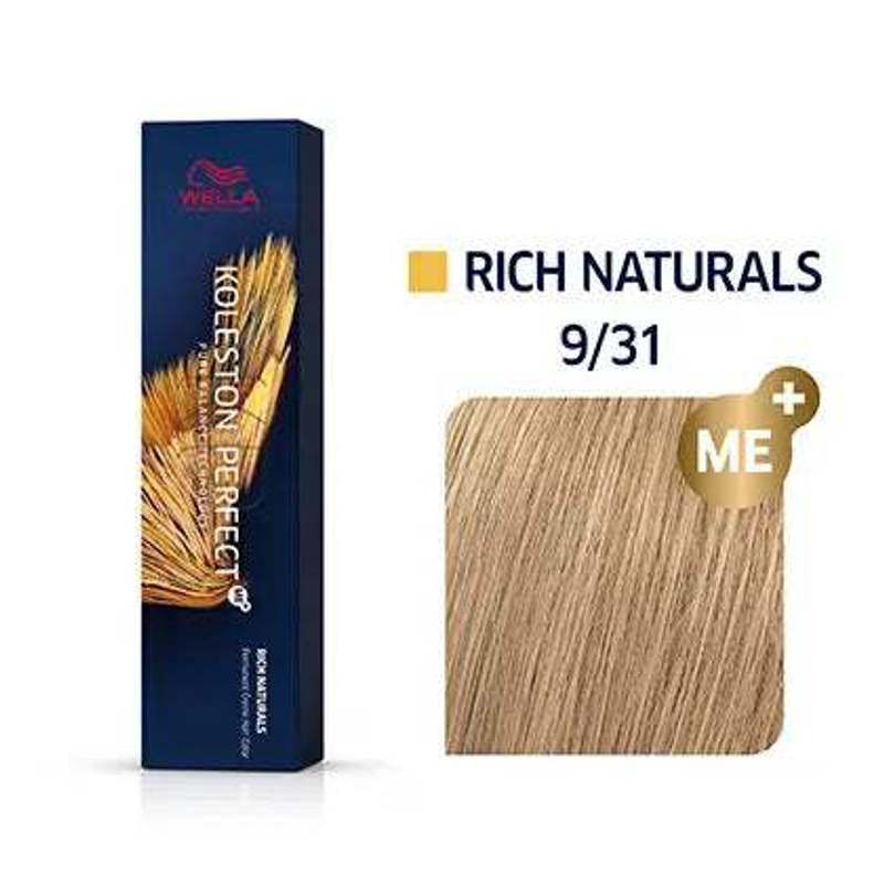 Wella 60ml 9/31 Light Blonde Golden Ash