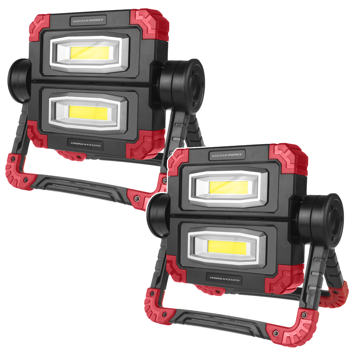 TEMU LED COB Werklamp Maclean 2 stuks 300Lm 3 AA MCE439