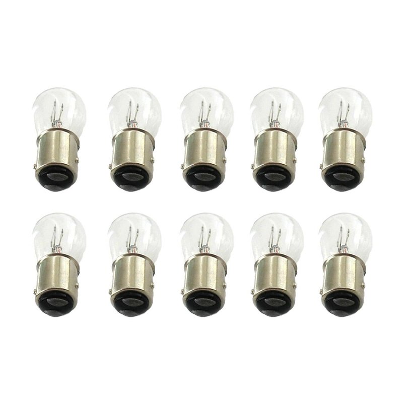 TEMU 10 Pezzi Lampada Alogena S25 P21/4W BAZ15D Asimmetrica 12V 21/4W
