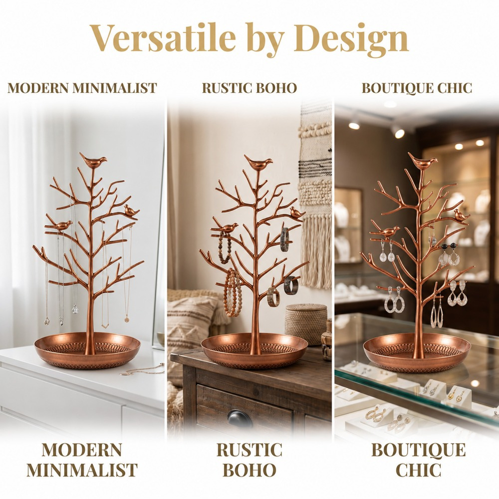 Tree Branch Jewelry Rack for Necklace Display