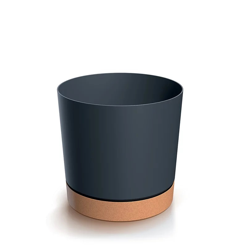 Round Tubo Pm Planter With Saucer