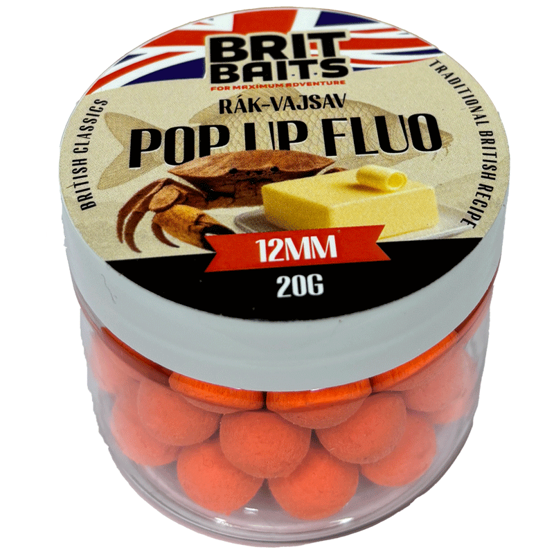 Image of Britbaits Pop Up Fluo Crab 12 Mm