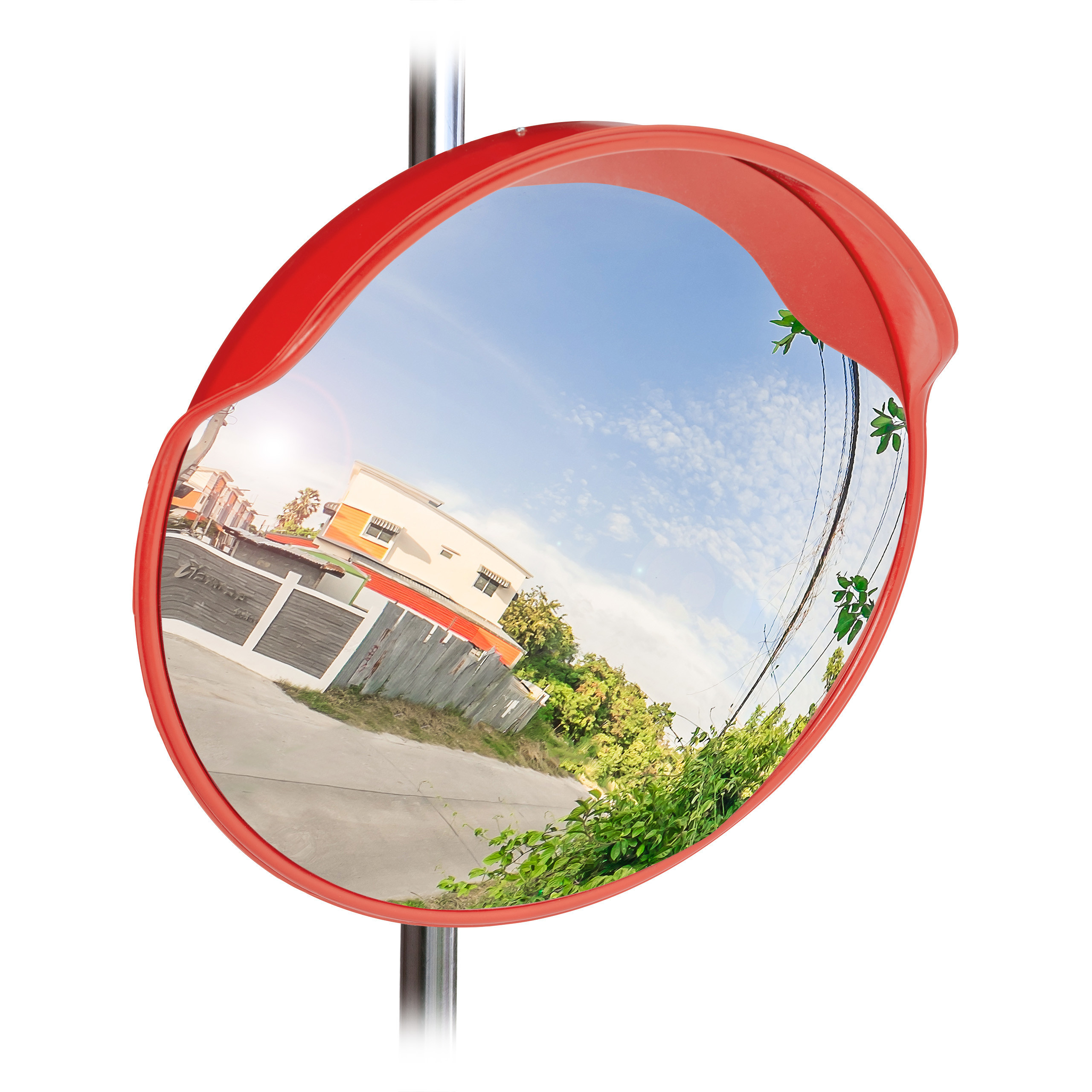 Rearview Mirror In Red