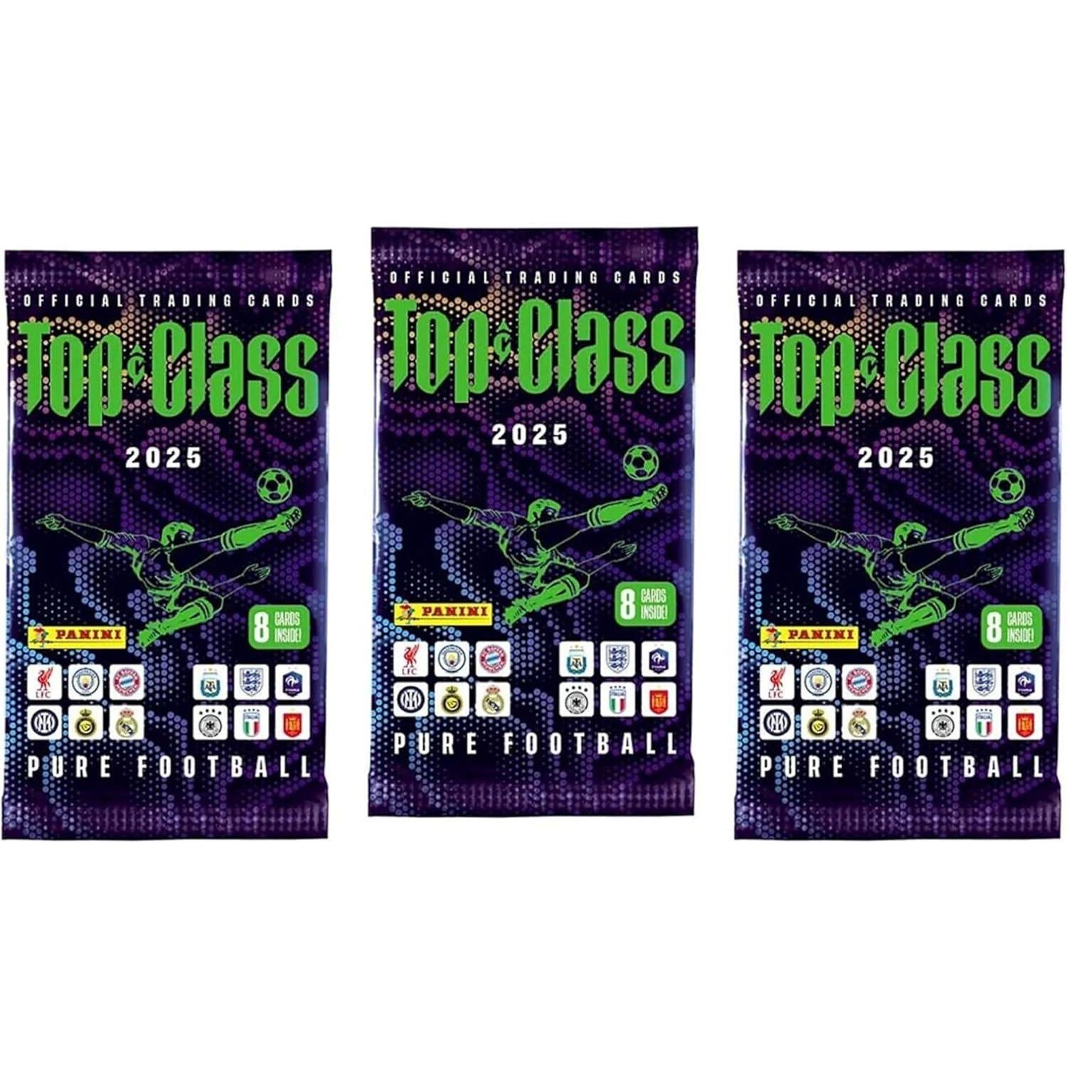 E-shop 3X Top Class PANINI 2025 / 365 Booster Packs - Je 8 Karten