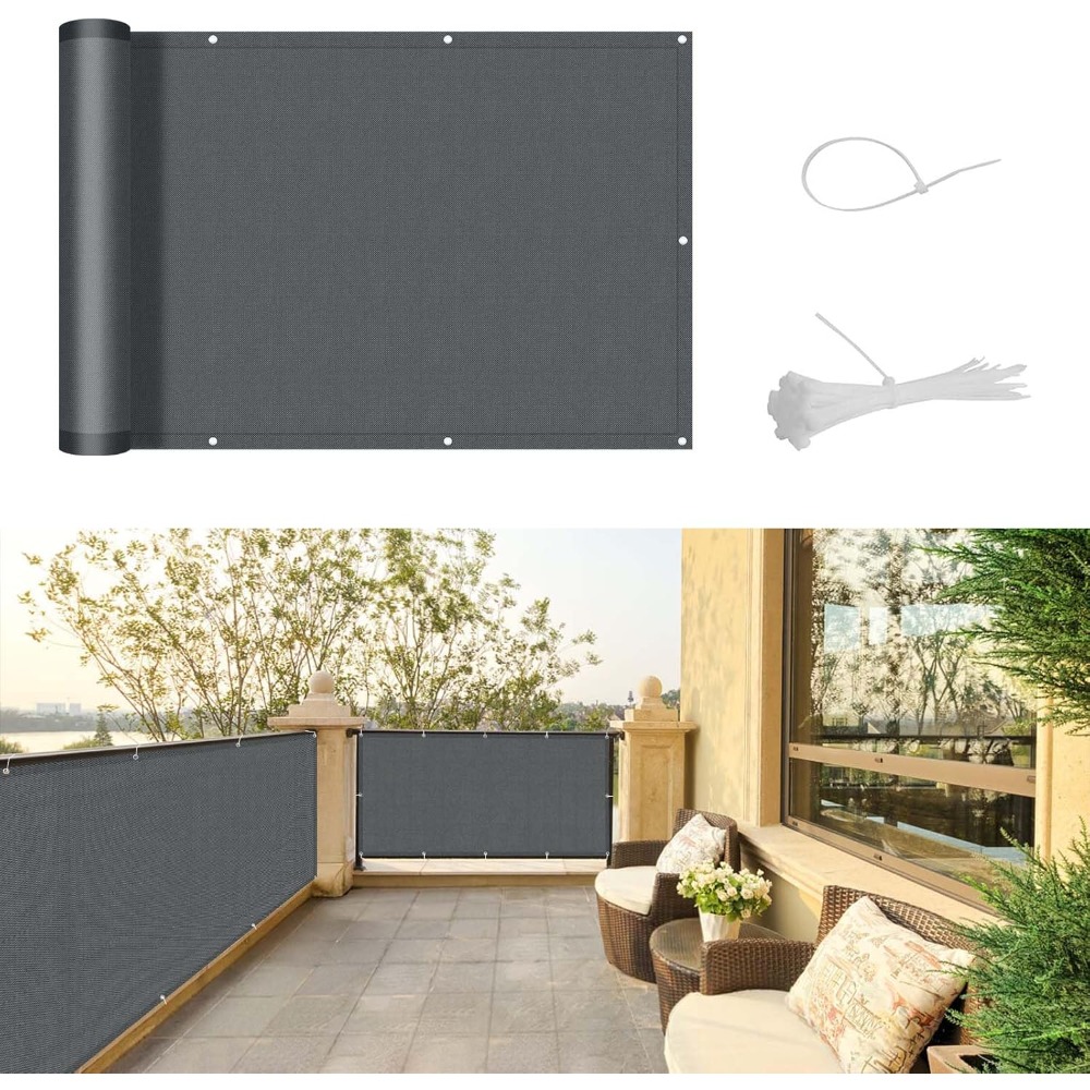 Image of Balcony Privacy Screen, Balcony Cladding, Balcony Cover, Balcony Enclosures For Apartments, Garden Areas, Swimming Pools, Tennis Courts, Verandas, Fences, Stair Railings, Or Other Outdoor Spaces