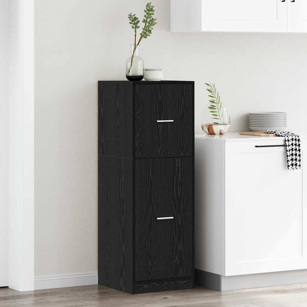 Image of Vidaxl Cabinet With Hinged Doors | Robustconstruction With Surface Ideal For Living Room Bedroom Office Dimensions: 40 X 41 X 118 Cm Space Wooden Interior Furniture