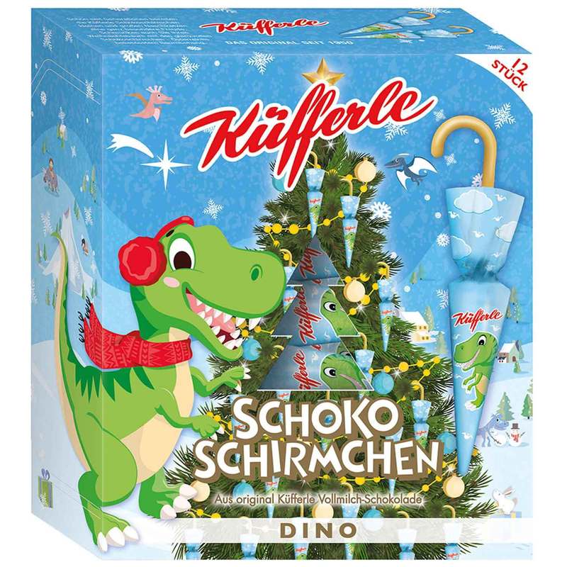 Image of Cupcake Chocolate Umbrella Dino 12pcs