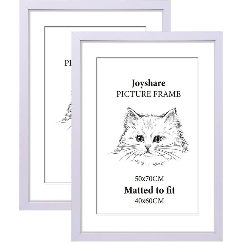 Photo Frame For Pictures Photo Frames Pictures 50x70cm Set Of 2 Pieces White
