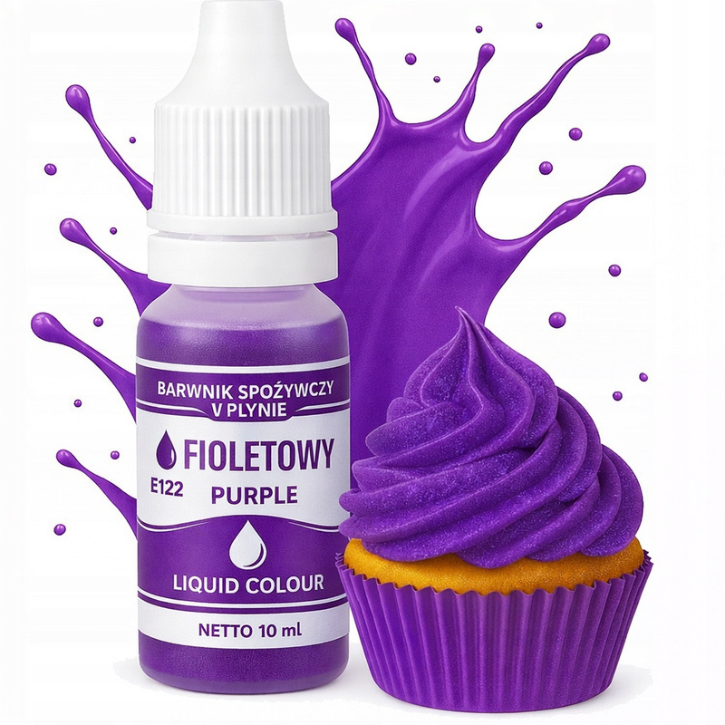TEMU Liquid Purple Food Coloring For Cakes, Pastries, Ice Cream Mixes, And Desserts