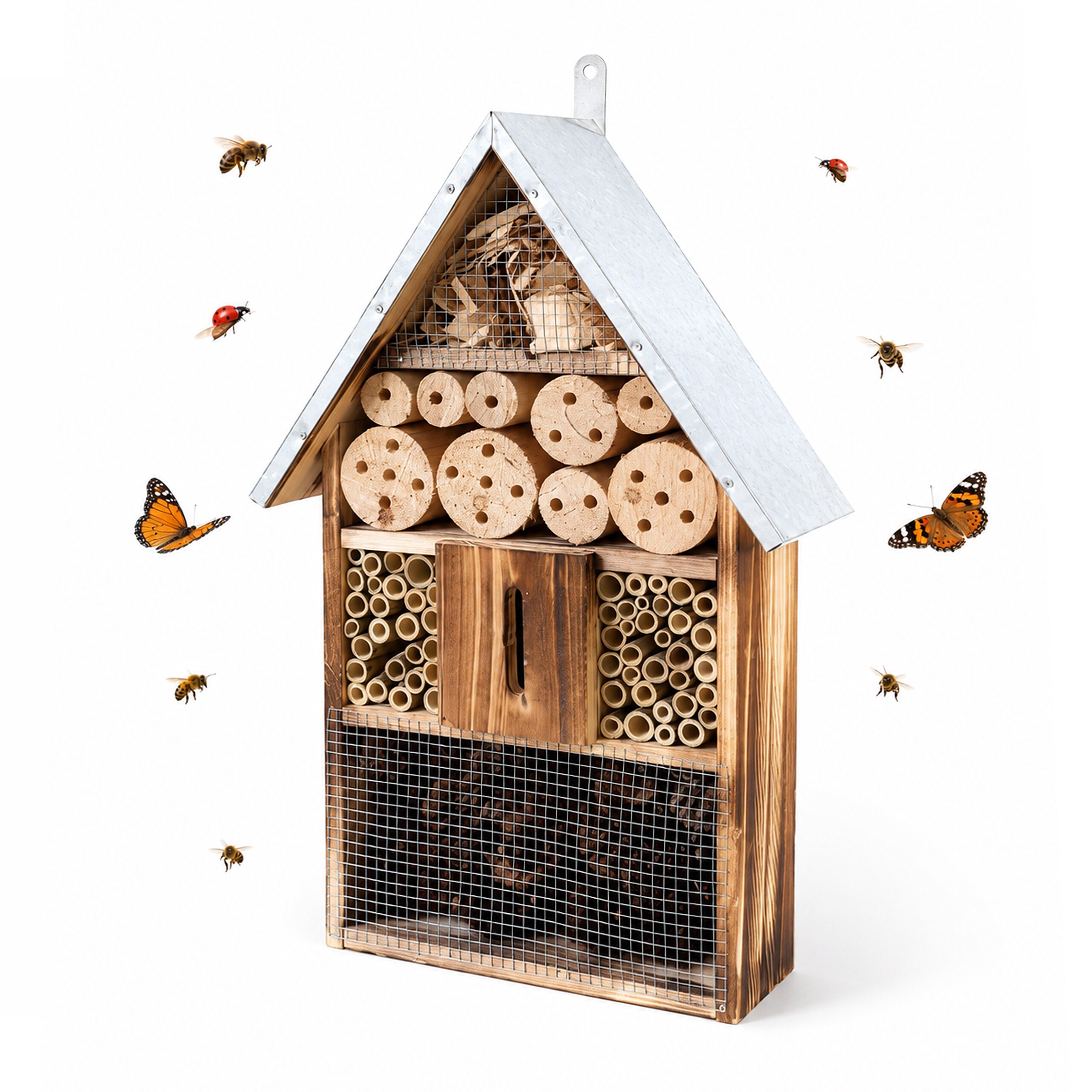 Insect Hotel In Finish - (w)31 X (h)48 X (d)10 Cm