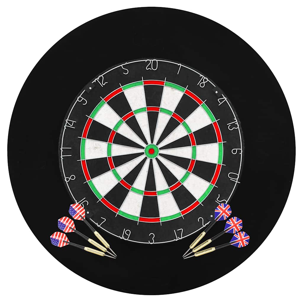 Image of Dartboard With 6 Darts, Surround Professional Steel Dart Set