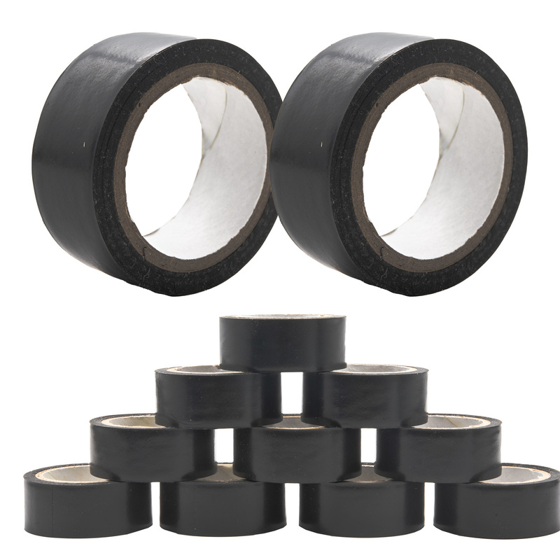 20x Pvc Insulation Tape Universal Sealing Tape In Black, 18 Mm X 90 Meters