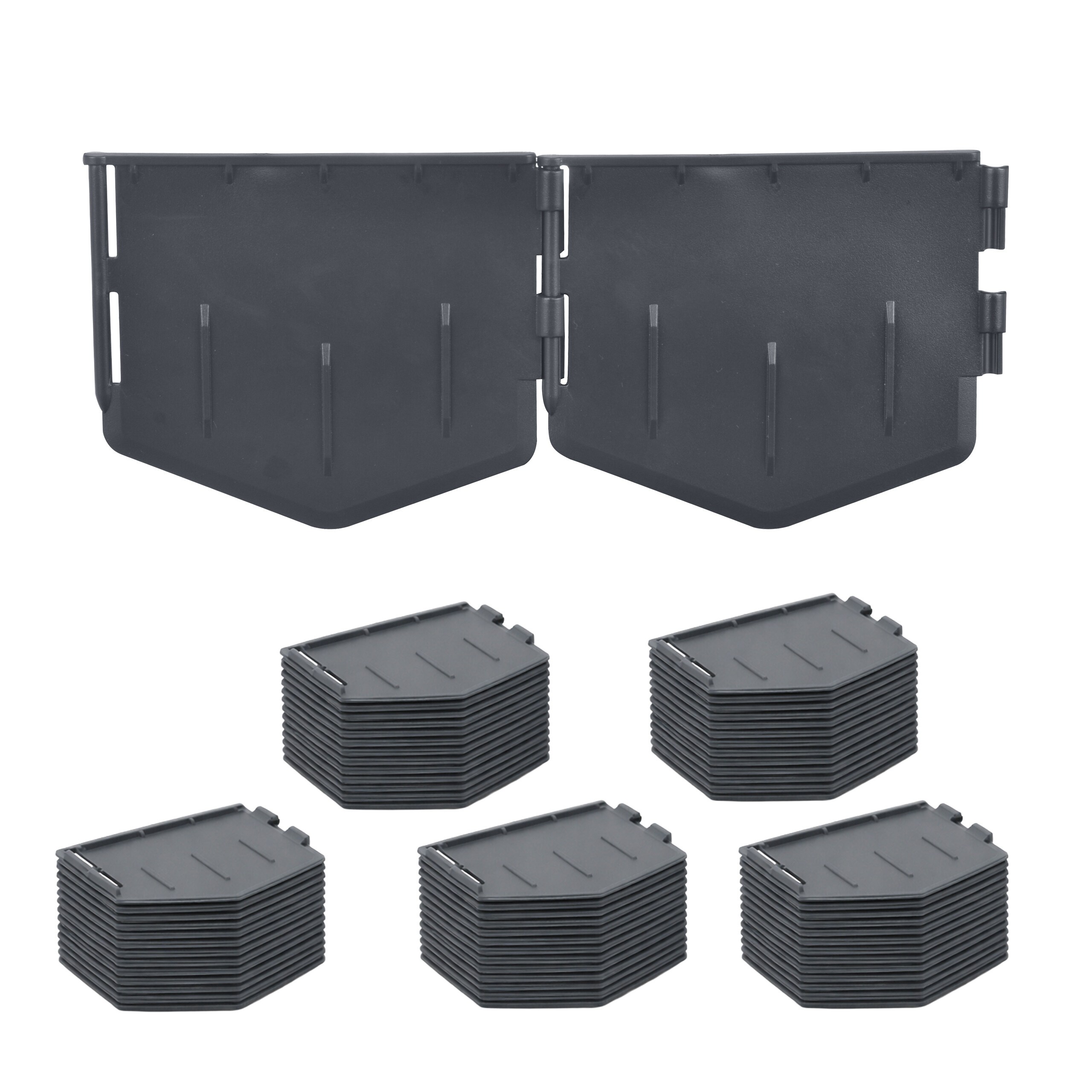 70 Lawn Edges In Black - 10.7 M