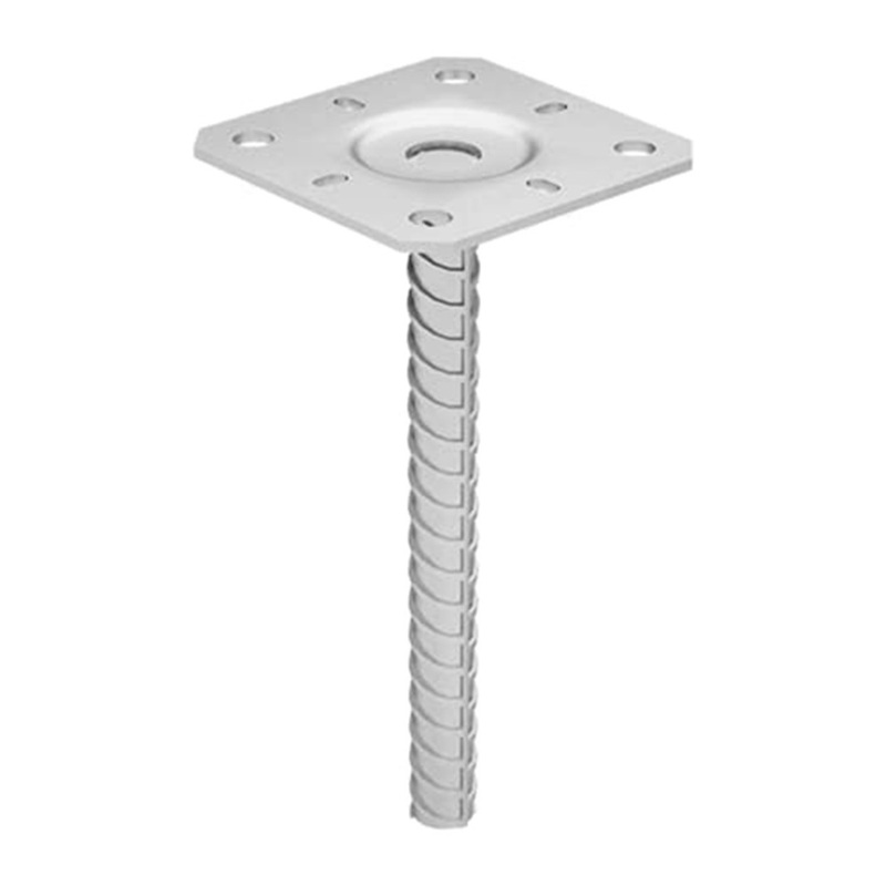 TEMU Domax PPS Base de pour Pergola et Pavillon, Galvanisé 80 X 80 Mm 1pc