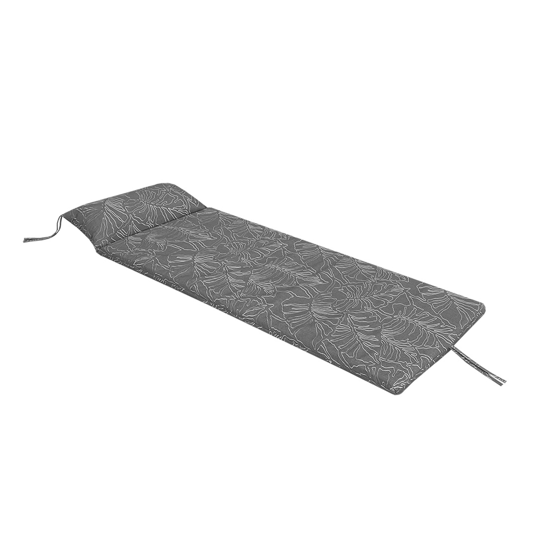 TEMU Tumbona con Cojín Cabezal Enrollable 180x50x4 cm para Jardín Piscina, Playa, y . Colchón para Exterior Desenfundable, Portátil, y .