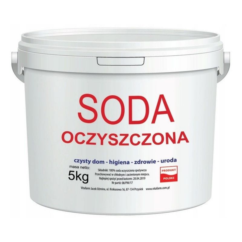 zdjęcie przedmiotu soda oczyszczona spożywcza 5 kg czysty wodorowęglan sodu najwyższej jakości wszechstronny i produkt   do kuchni, porządków