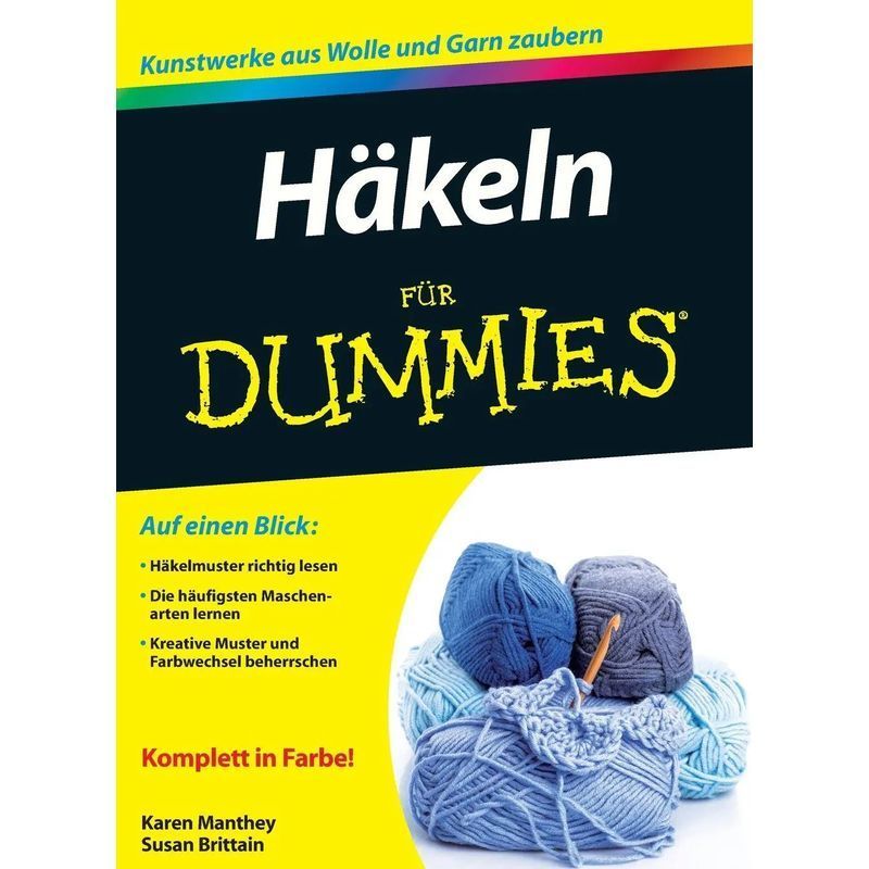 Image of Crocheting For Dummies - Susan Brittain (et Al.) - Paperback - For Dummies - 320 Pages - German - 2013 - Wiley Vch Gmbh - Ean 9783527710157