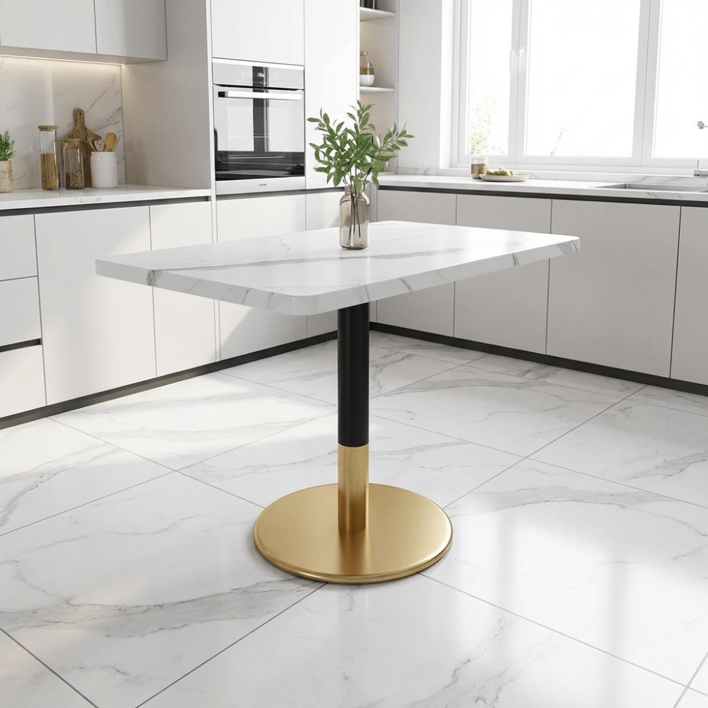 Image of Modern Dining & Worktable, Optic, Suitable For Styles, 80cm X 60cm