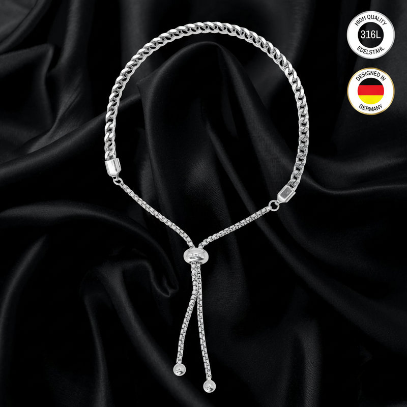 Bracelet For Women - Silvery-colored - Link Bracelet - Water-resistant