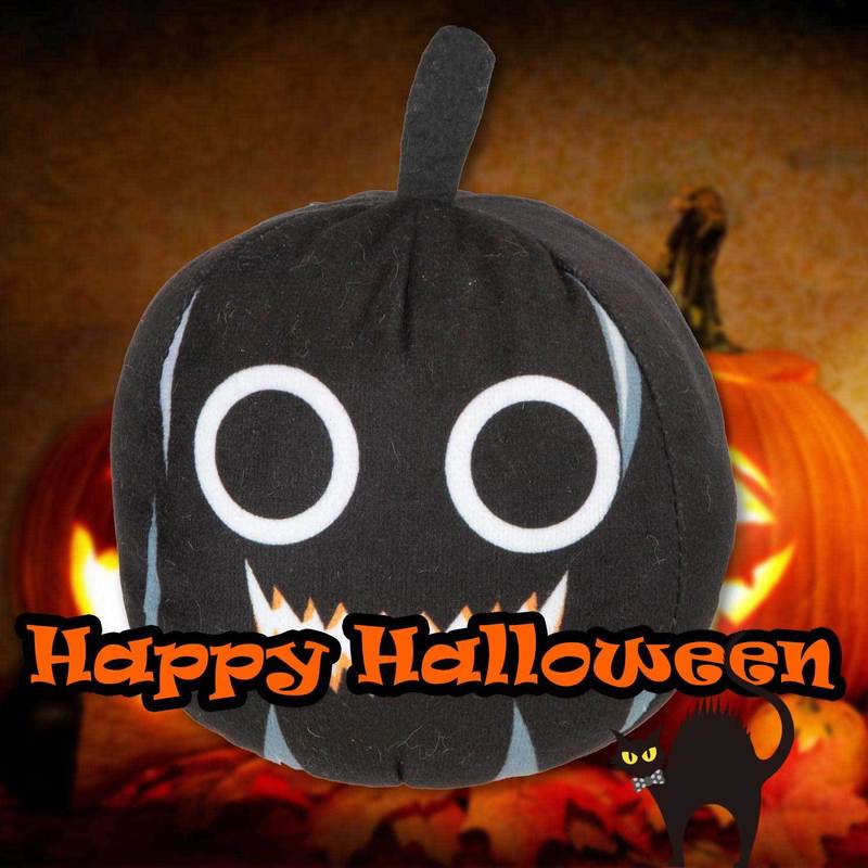 Black Pumpkin Soft Toy for Halloween