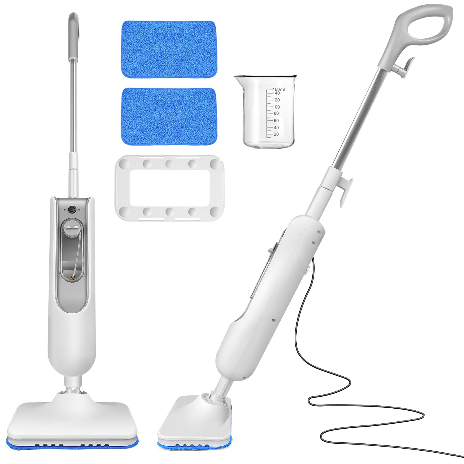 TEMU Steam Cleaner Mop Steam Cleaner 1500w Steam Broom Floor Steam Cleaner Handheld Steam Cleaner Up To 108°c For Deep Cleaning Floors Electric Floor