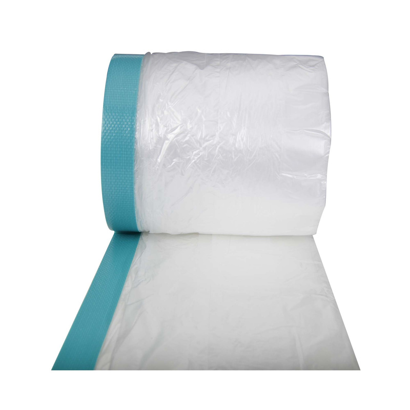 TEMU Woven Composite Masking Tape, Light Blue With Hdpe Film, 7 Mil, Roll 550 Mm X 20 M