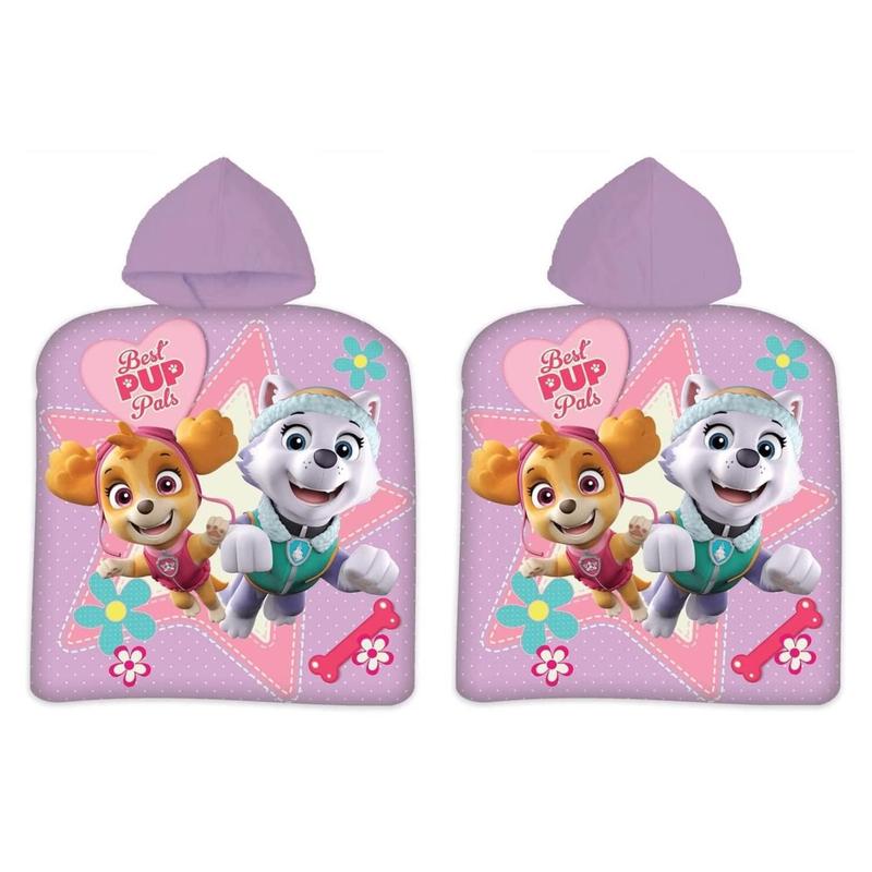 Image of Kinder Poncho Kapuze Girls 50x100cm / 100% Baumwolle
