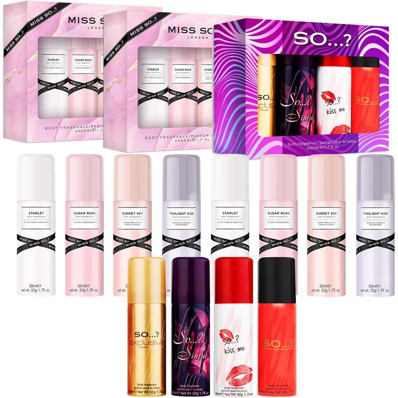 TEMU Mixed Mini Galore Mixed Gift Sets Bundle (4x50ml) Pack Of 3