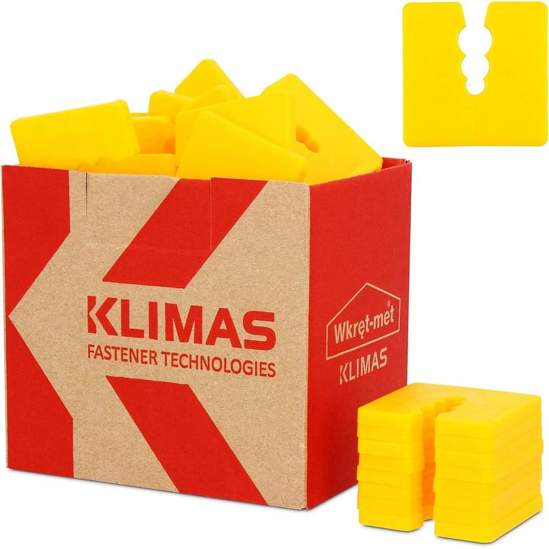 TEMU Disques d'espacement climatiques compensant la distance, disques en plastique de 5 mm, 50 pièces.