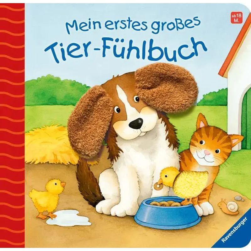 Image of My First Big Animal Touch-and-feel Book - Paperback - Ages 18 Months And Up - Sandra Grimm - 16 Pages - German - 2018 - Ravensburger Verlag - Ean 9783473432998