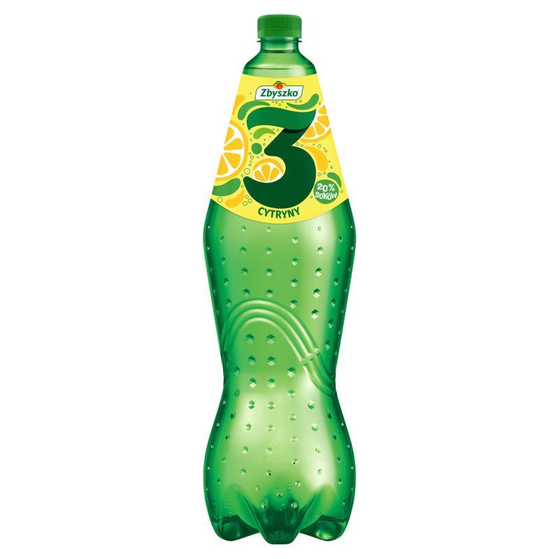 Zbyszko 3 Lemon Carbonated Drink 1.75 L