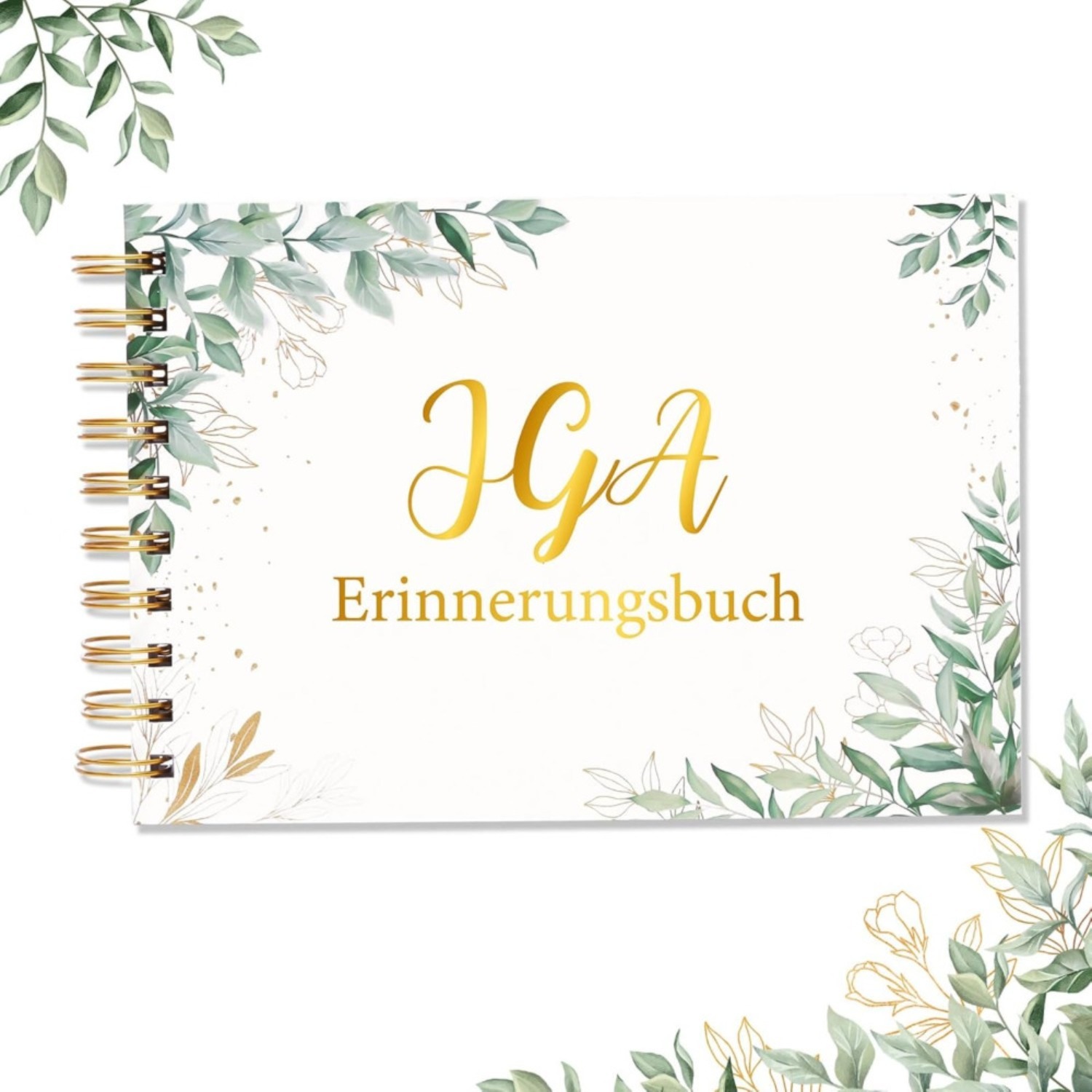 E-shop JGA Erinnerungsbuch Junggesellinnenabschied Gästebuch Frauen Eukalyptus Erinnerungsalbum JGA Geschenk für Braut Junggesellinnenabschied