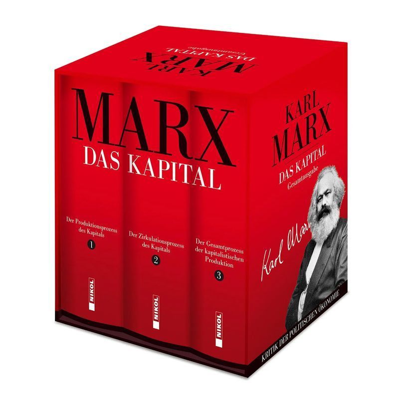 Image of Capital (complete Collector's Edition) - Book - 3 Volumes In A Boxed Set - Karl Marx - 3 Books - German - 2020 - Nikol Verlag Gmbh - Ean 9783868205961