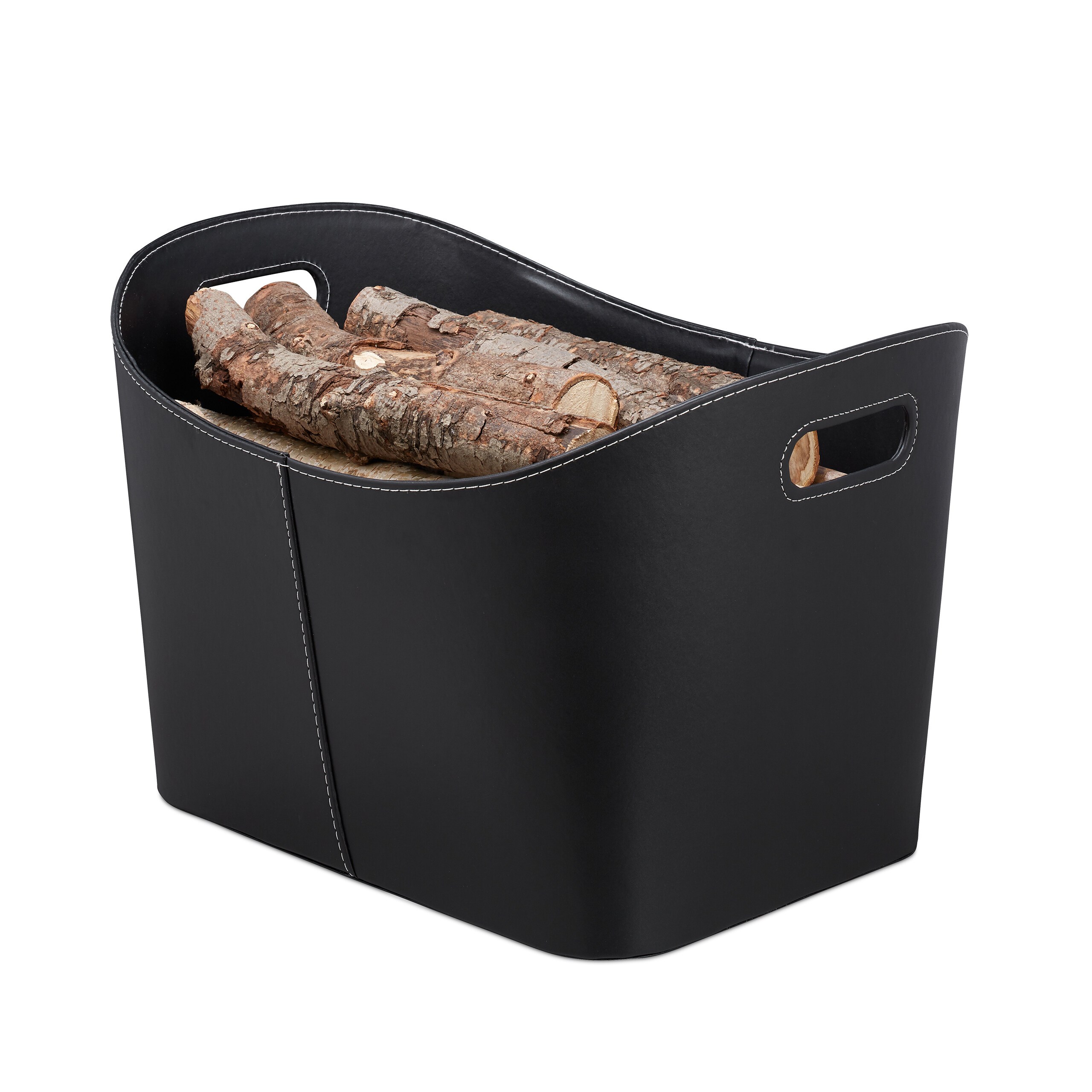 Firewood Basket Xl In Black