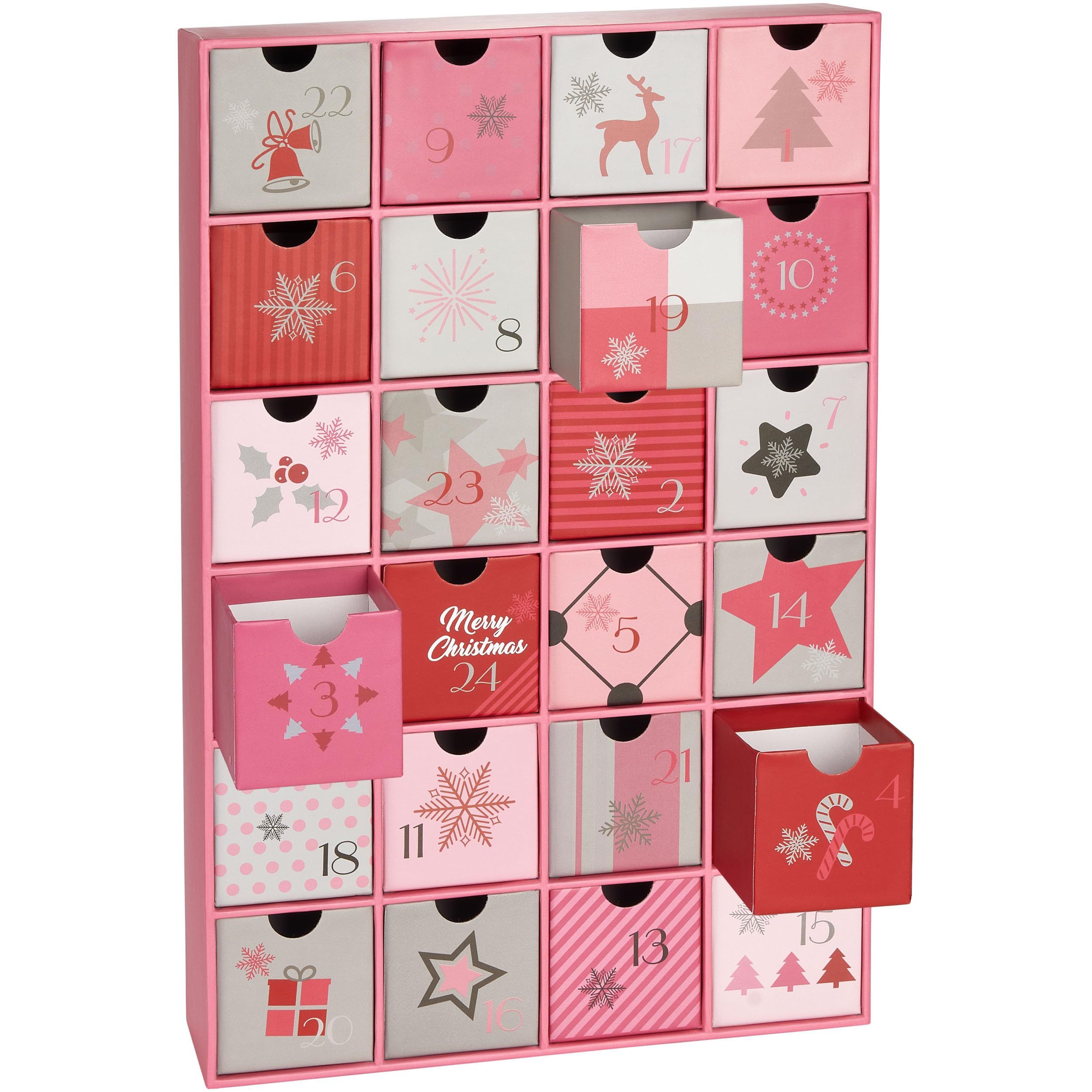 Brubaker Advent Calendar To Fill For Women And Girls - Pink Rose