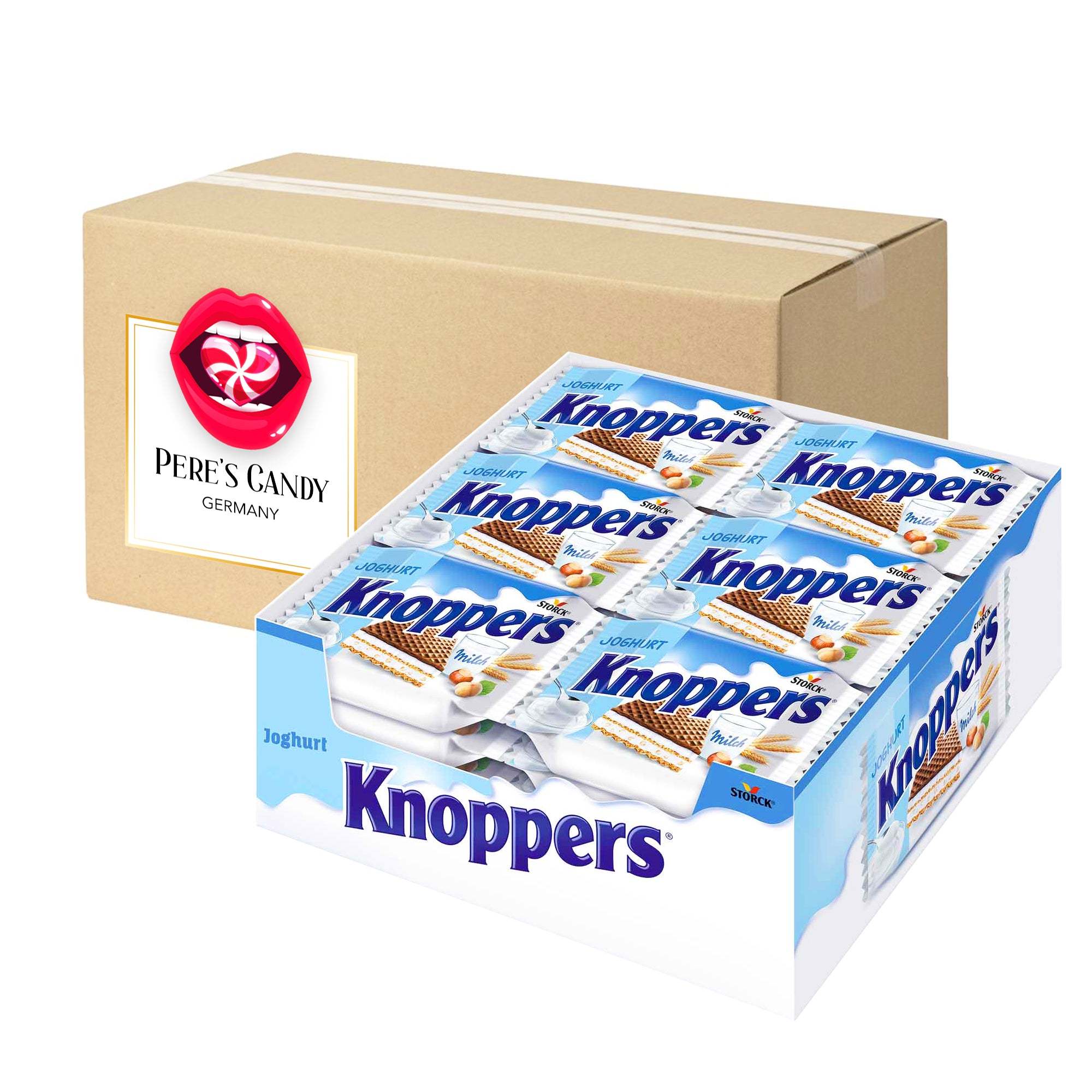 Image of Knoppers Yogurt Waffle Slices - 24-pack