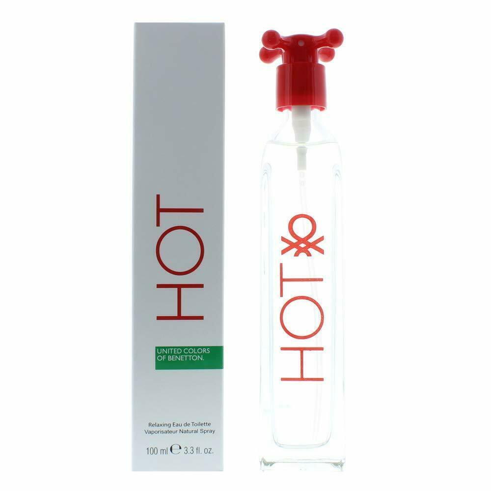 TEMU Benetton Hot 100ml Eau De Toilette Edt Spray