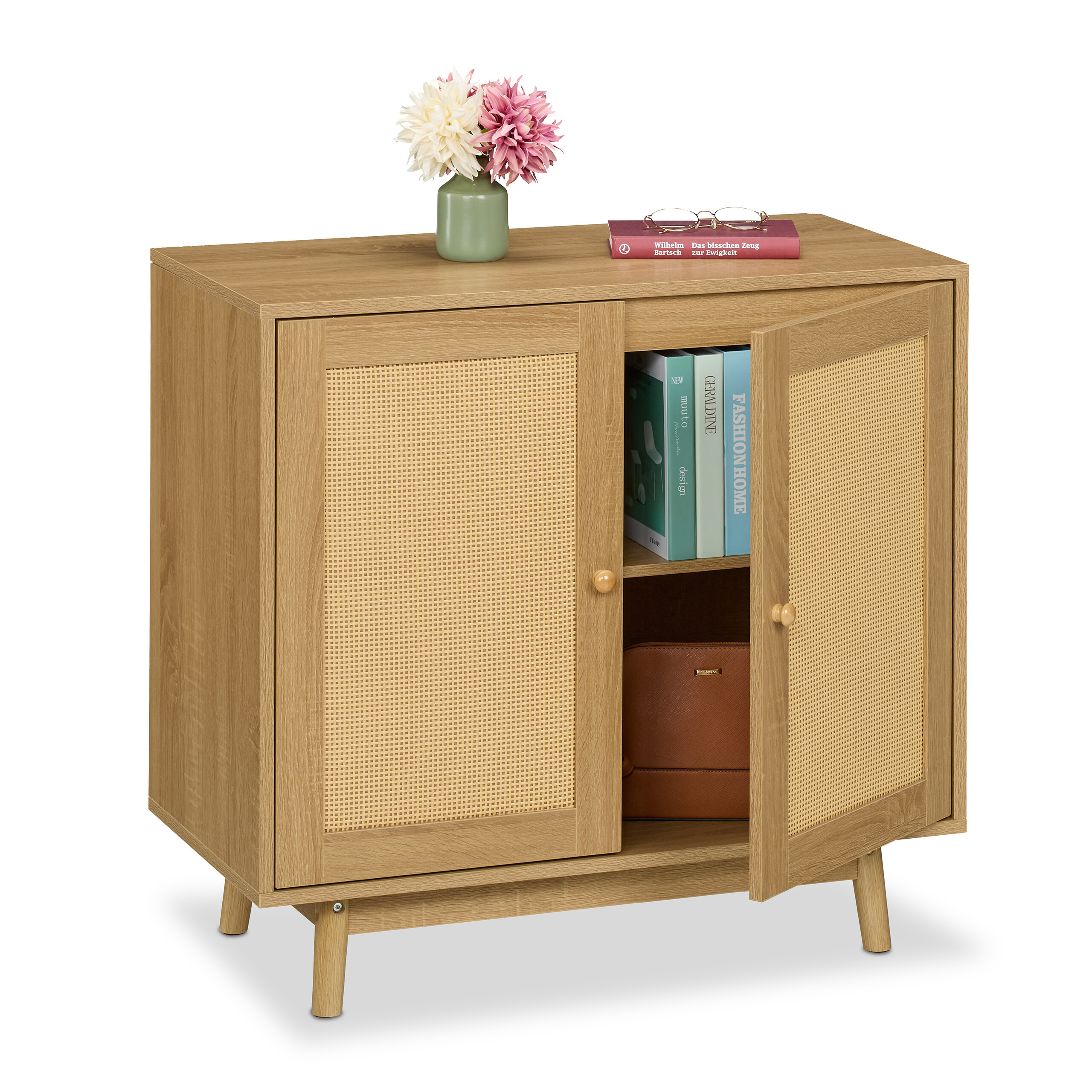 Sideboard In Natur - (b)80 X (h)75 X (t)40 Cm