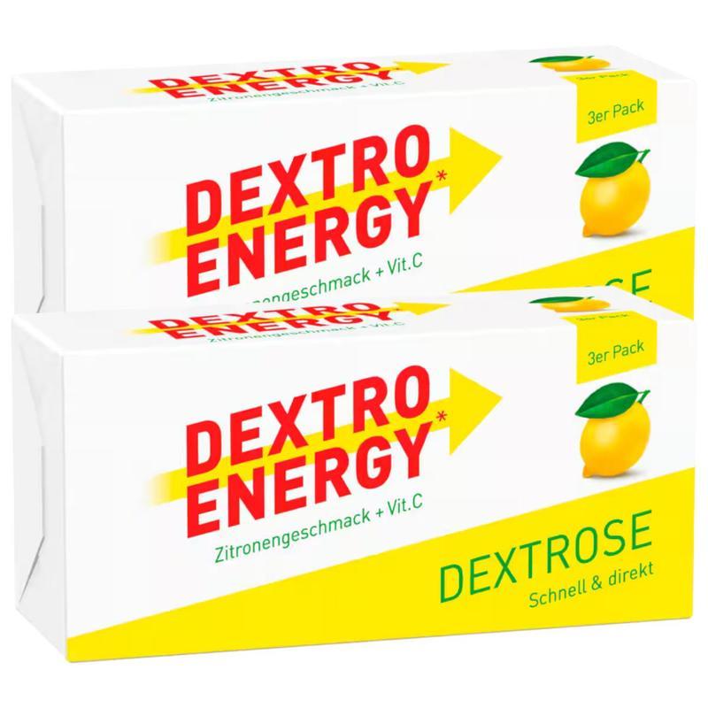 2x Dextro Energy Cubes Lemon + Vitamin C, 3 Pack, 138g (2x138g)