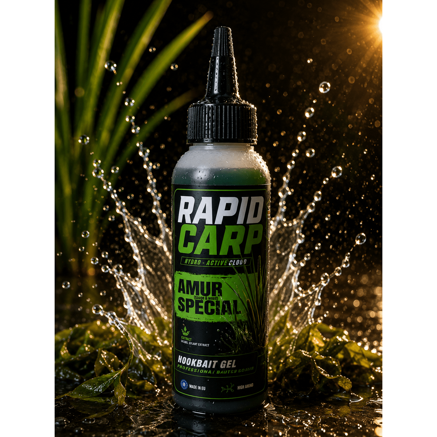 Image of Rapid Carp Grass Carp Special Reed-reed Method Master Sticky Gel (110ml) – Profile Bait Gel Developed For , 100% Pva-friendly Beak Dispenser Bite Enhancer