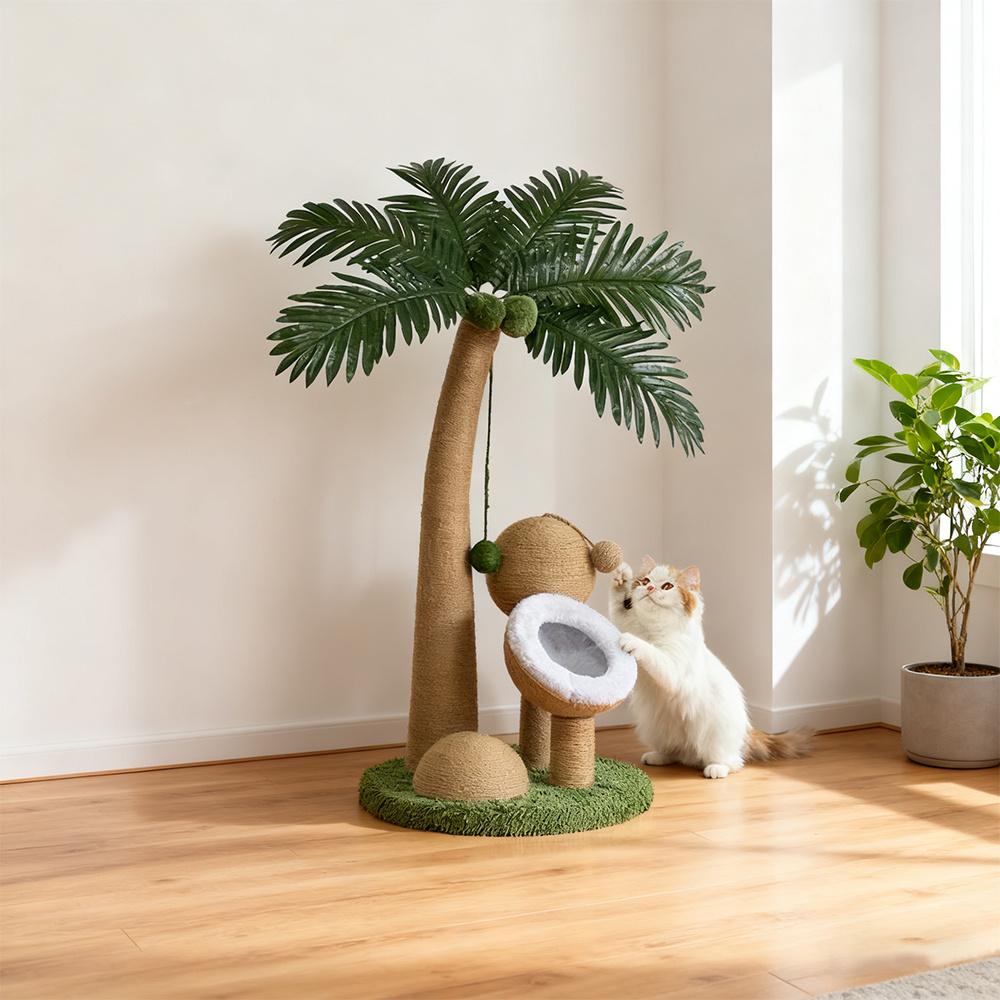 Medium Cat Scratcher Tree with Hanging Ball